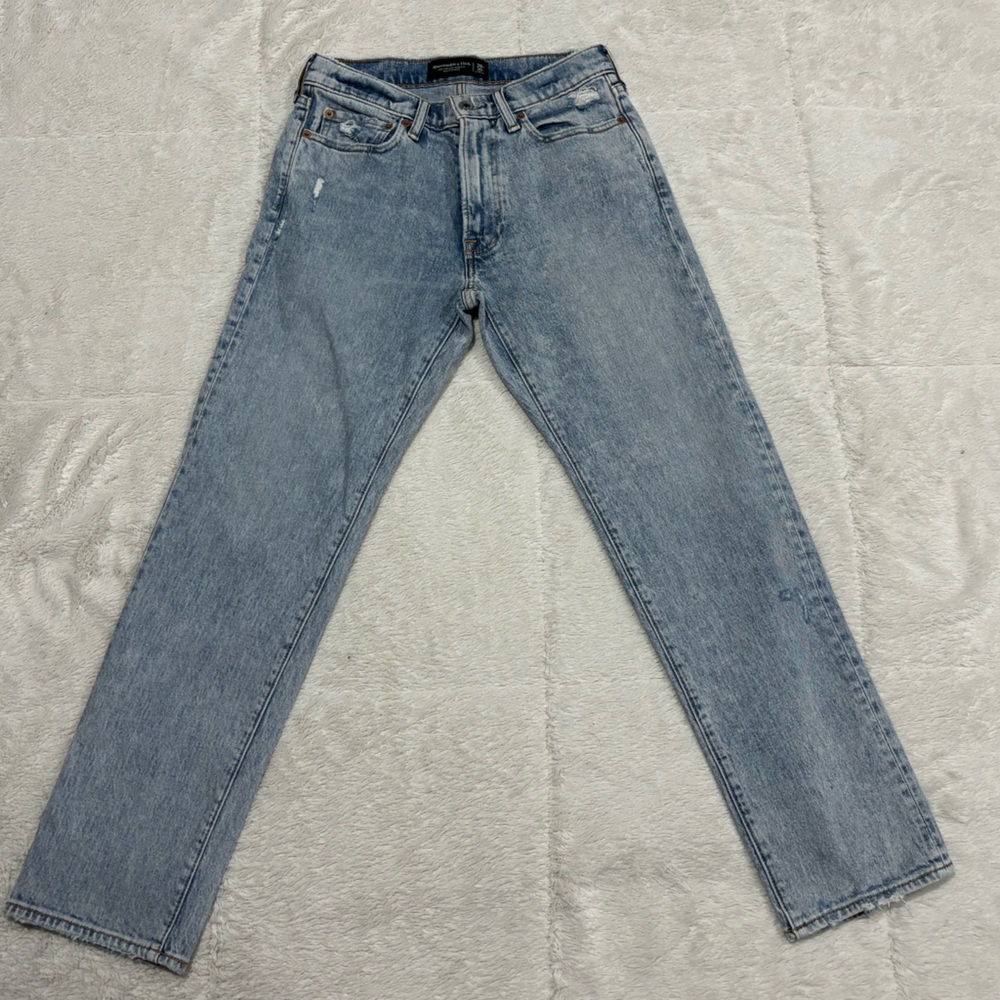 29/30 Abercrombie Vintage Stretch 90’s Straight Distressed